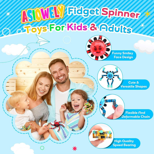 ASIOWELY fidget toy chains and expressions for personalized, playful feedback.