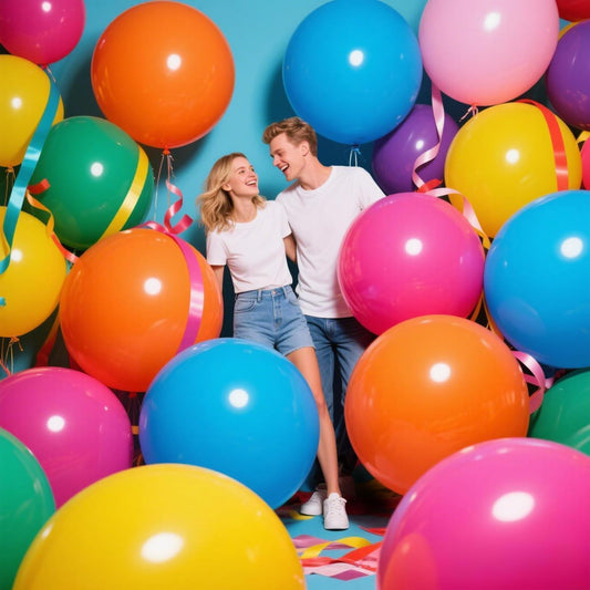 ASIYUHY premium latex balloons stay vibrant and durable when inflated.