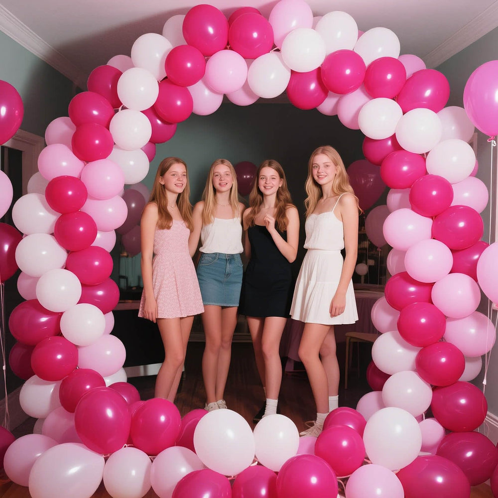 ASIYUHY balloon ribbon pack included, enables quick DIY decor.