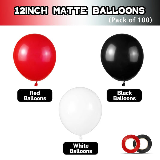 ASIYUHY balloon ribbon rolls included to finish elegant balloon arrangements.