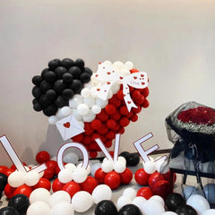 ASIYUHY graduation decor ideas with high-contrast color drama.