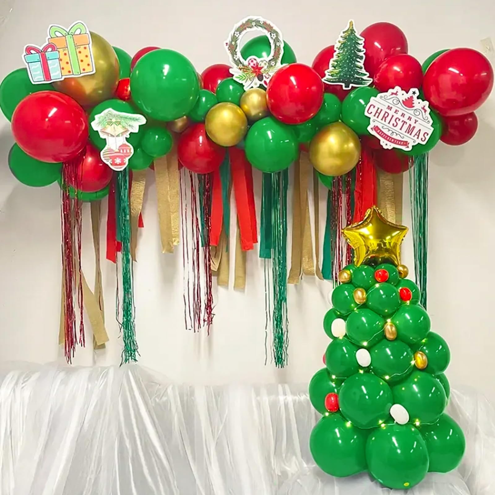 ASIYUHY latex green balloons suitable for air or helium