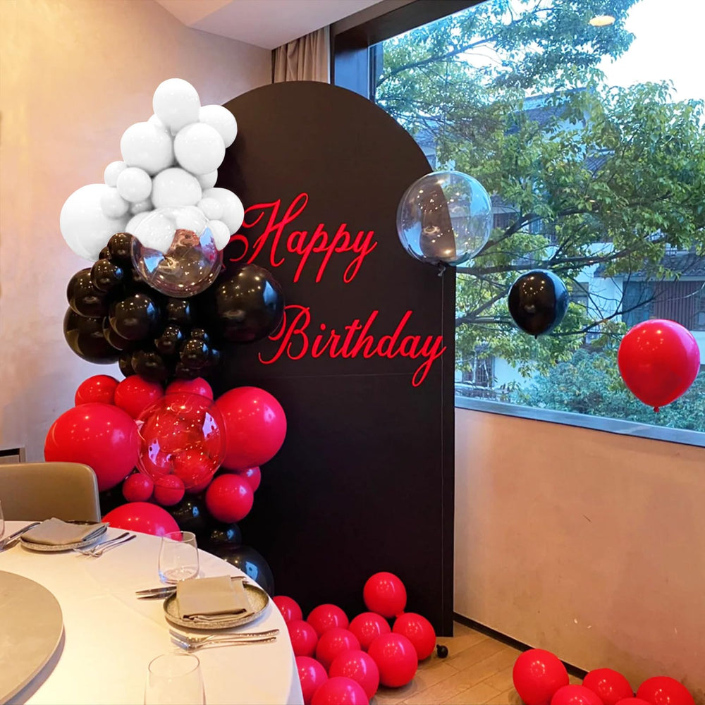 ASIYUHY matte finish balloons for durable arches and bouquets.
