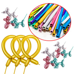 ASIYUHY twisting animal balloons ideal for parties, birthdays, and magic shows.