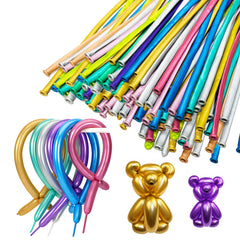 ASIYUHY metallic 260 long balloons butterfly design for charming centerpieces