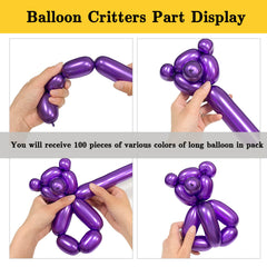 ASIYUHY metallic 260 long balloons ideal for wedding and event decor