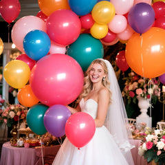 ASIYUHY durable latex construction supports festive decorating through long party days.