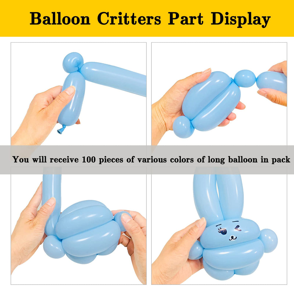 ASIYUHY pastel 260 long balloons perfect for kid’s party setup and styling