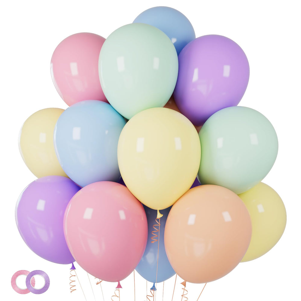 ASIYUHY pastel balloons 12-inch pack for elegant arches