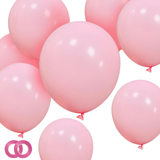 ASIYUHY pastel pink balloons 12inch for festive party decor and photo-worthy moments