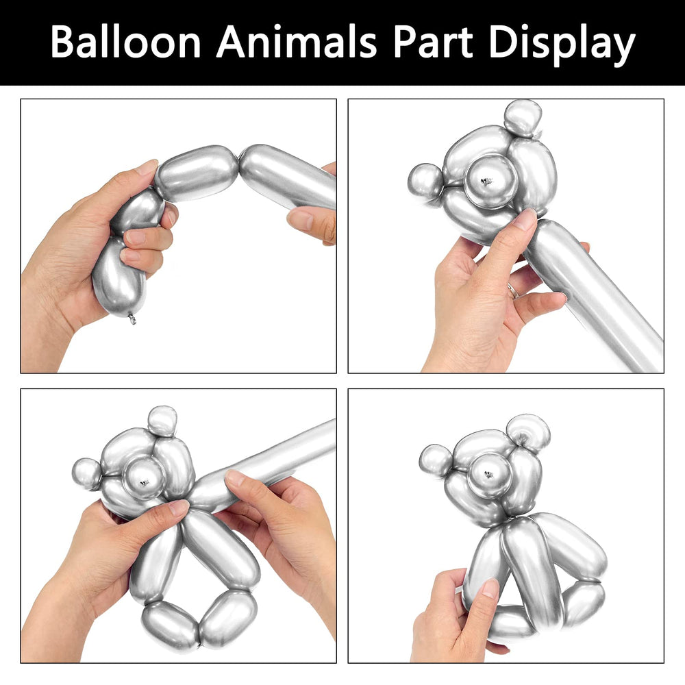 ASIYUHY silver party decor balloons suit birthdays and weddings.