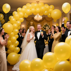 ASIYUHY sunshine-yellow decor for weddings and birthdays