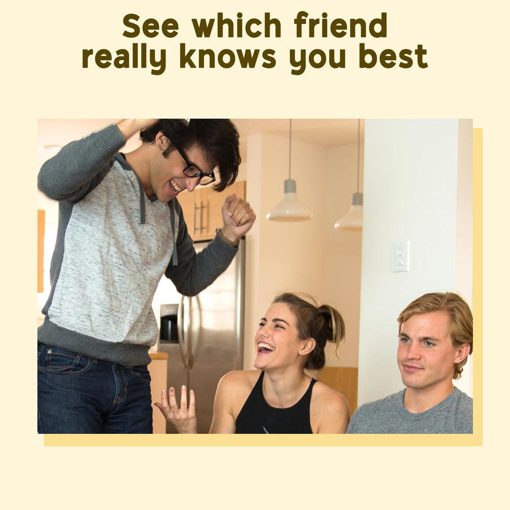 ASM GAMES Do Your Friends Even Know Each Other? bachelor party scene with friends laughing