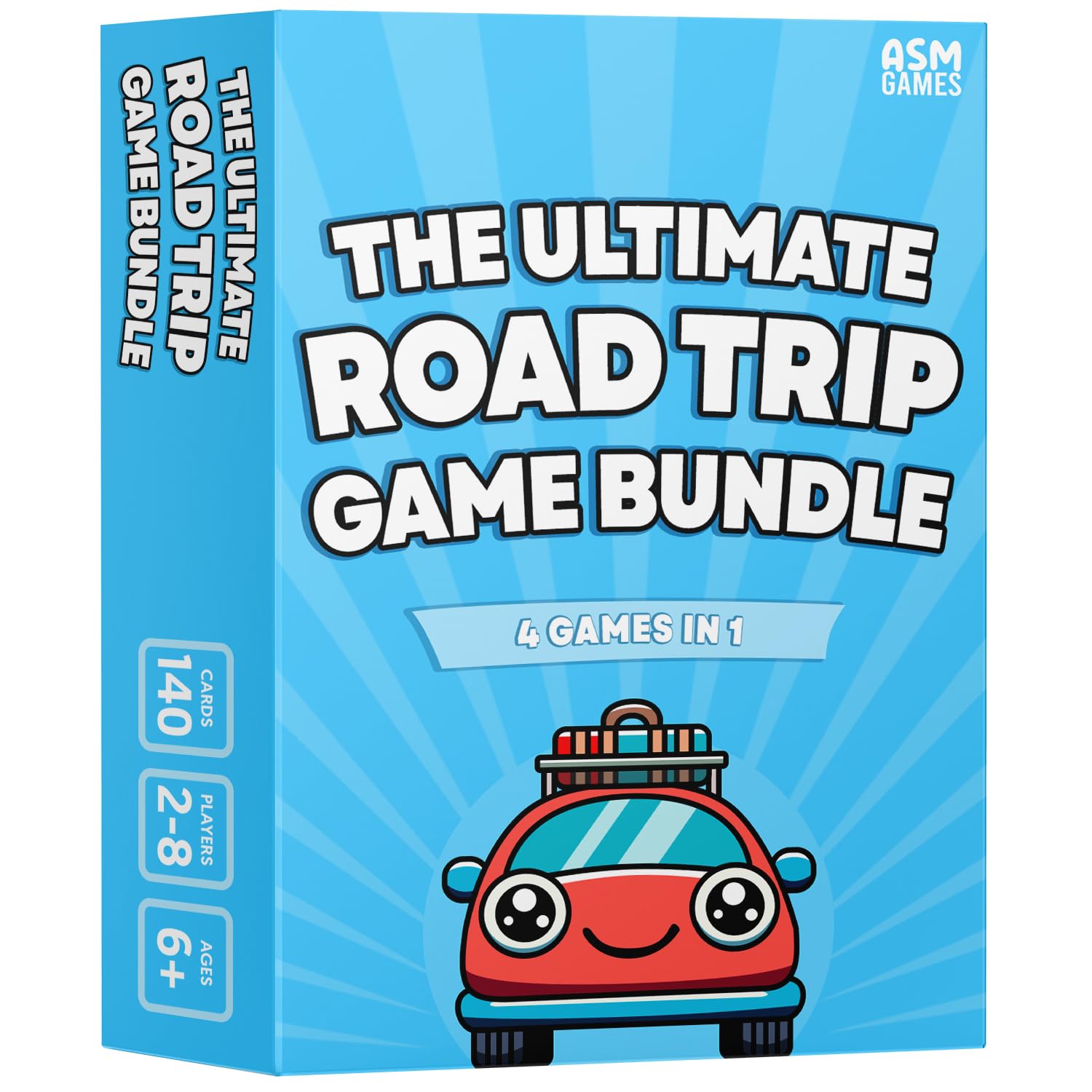 ASM GAMES ultimate road trip bundle cover for family travel entertainment.