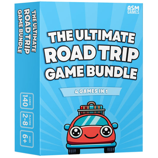 ASM GAMES ultimate road trip bundle cover for family travel entertainment.