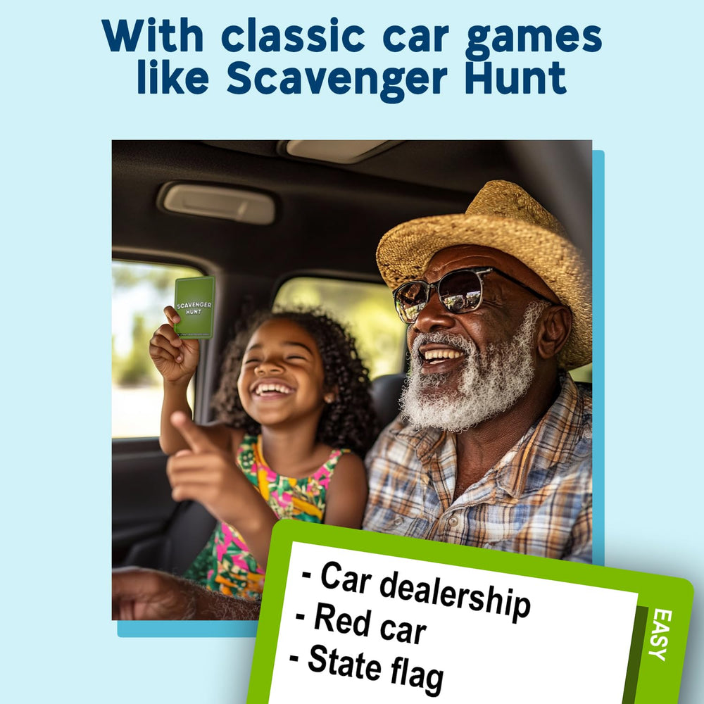ASM GAMES Word Game card for road-trip word challenges.