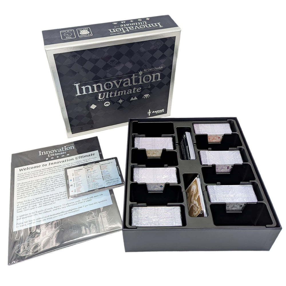 Artifacts of History cards from Innovation Ultimate expand strategic options.