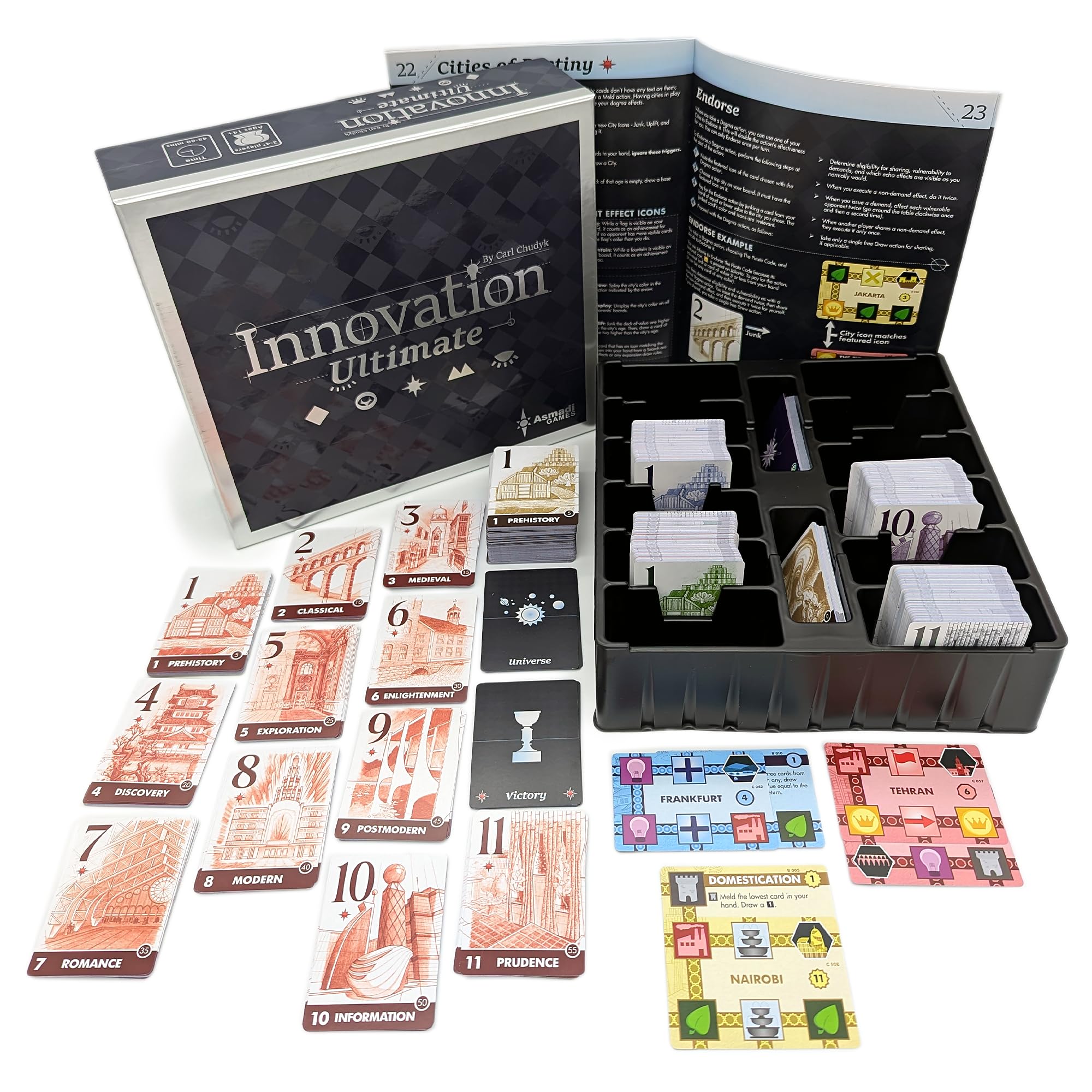 4th Edition artwork and redesign upgrade the visual appeal of Innovation Ultimate.