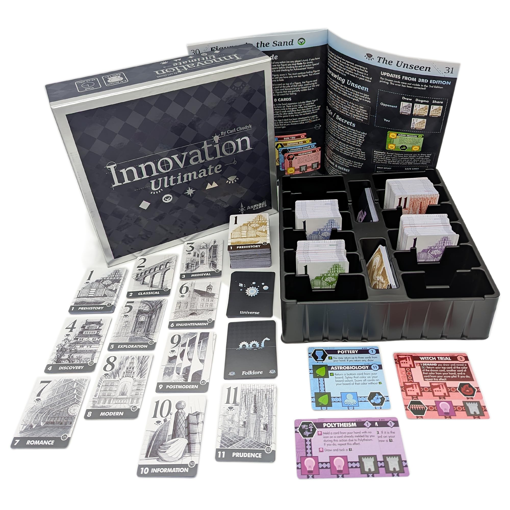 Asmadi Games Innovation Ultimate 700-cards highlight depth for engaging matches.