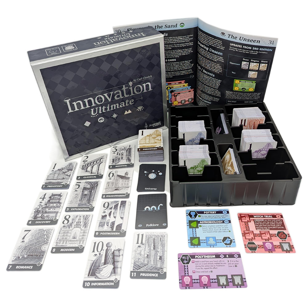 Asmadi Games Innovation Ultimate 700-cards highlight depth for engaging matches.