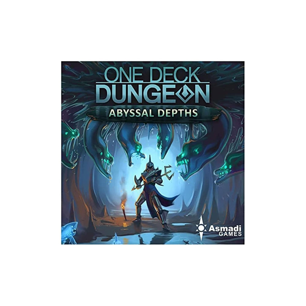 Asmadi Games One Deck Dungeon: Abyssal Depths cover invites you to immersive dungeon adventures.