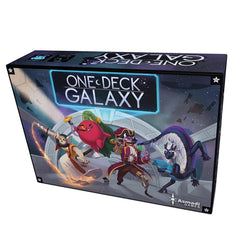 Asmadi Games One Deck Galaxy boxed art showing a star map for immersive play