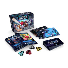 Asmadi Games One Deck Galaxy card art depicting location options to explore