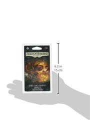 Asmodee Arkham Horror Essex Express pack art highlights expansion mood and Lovecraftian fear.