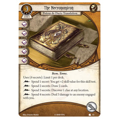 Arkham Horror card game components laid out for streamlined table setup