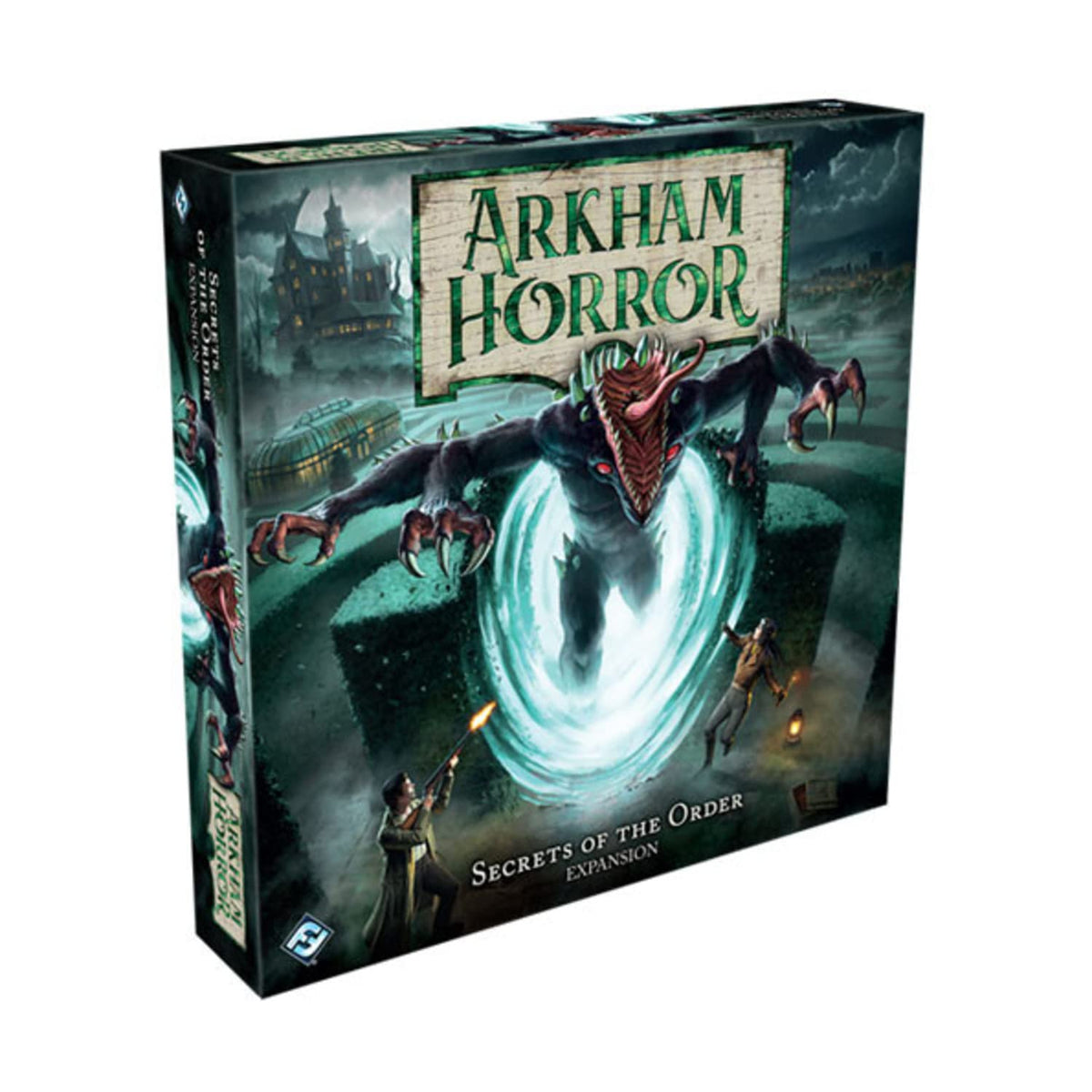 Asmodee Arkham Horror Secrets of the Order expansion—new investigators and scenarios for cooperative mystery play