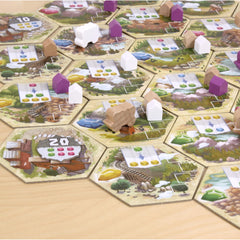Asmodee Century Golem Edition: Eastern Mountains scenery creates atmospheric family game nights.