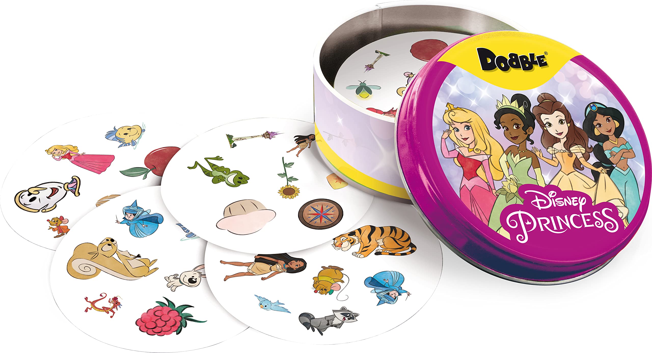 Asmodee Dobble Disney Princess quick rounds fit into busy family evenings.