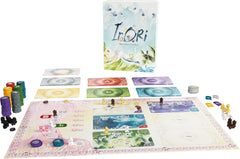 Asmodee Inori game board depicting the lush valley under the sacred tree