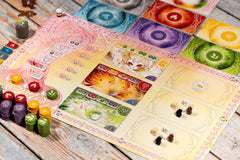 Asmodee Inori worker tiles adding strategic depth to rounds
