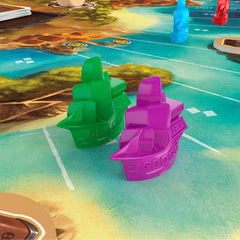 Asmodee Jamaica food and provisions cubes support crew management.