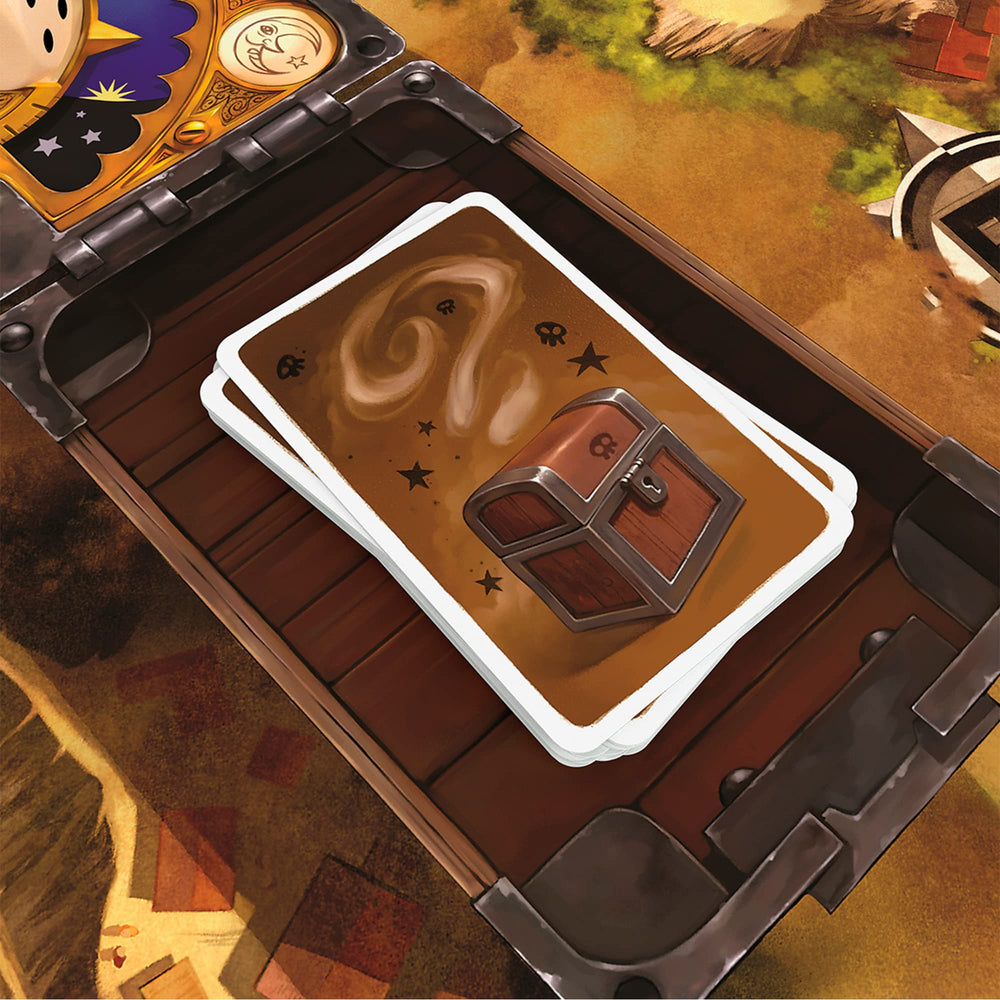 Asmodee Jamaica ship and crew minis add tactile fun.