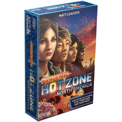 Asmodee Pandemic Hot Zone North America cover, compact setup for quick play