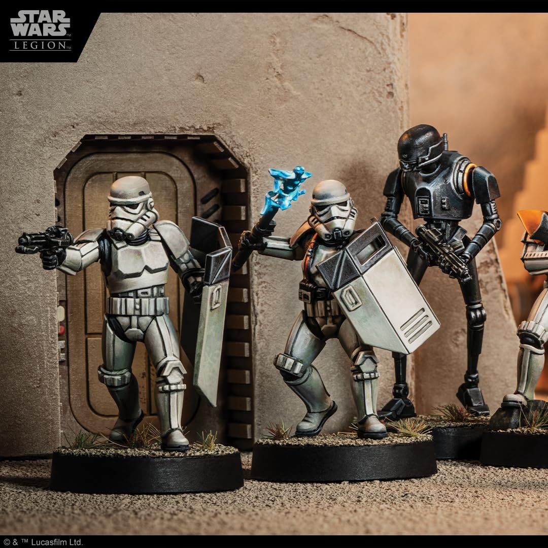 Asmodee Star Wars Legion Crab Droid Expansion: complete expansion with bases and upgrade cards