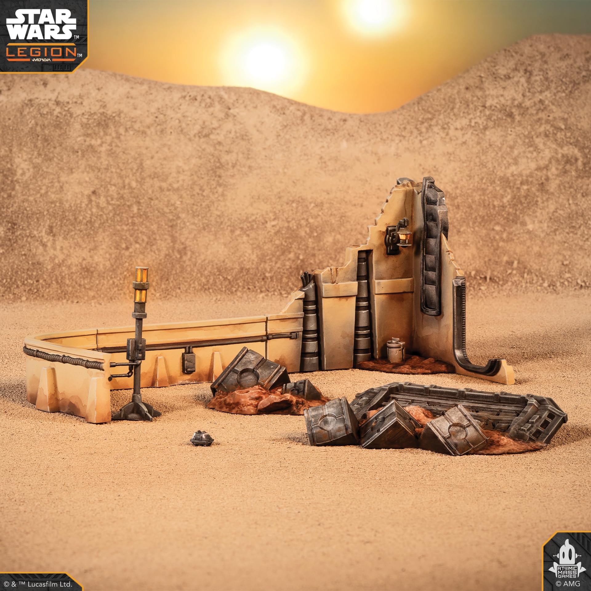 Asmodee Star Wars Legion Special Ops terrain painting tips and care guidance