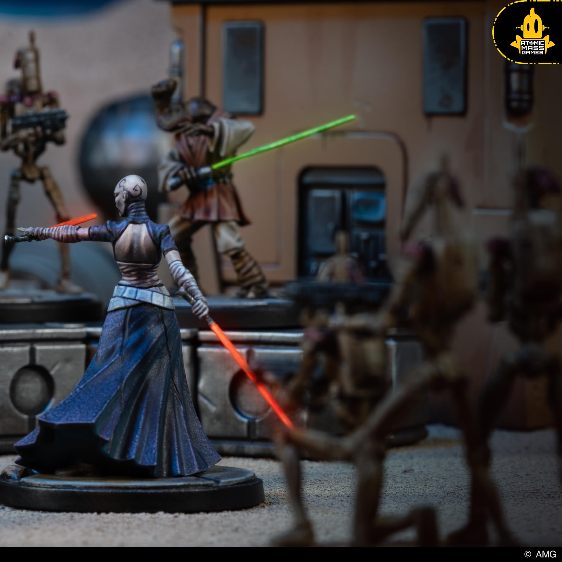 Asmodee Star Wars Shatterpoint Ki-Adi-Mundi Force abilities illustrated on miniature