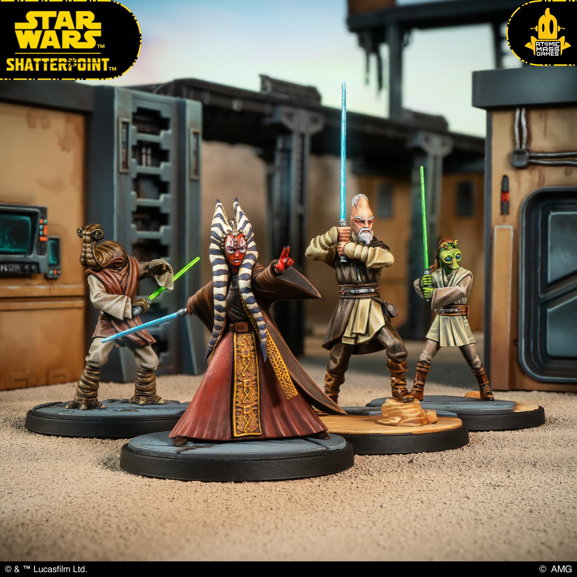 Asmodee Star Wars Shatterpoint Bases and cards included for quick setup