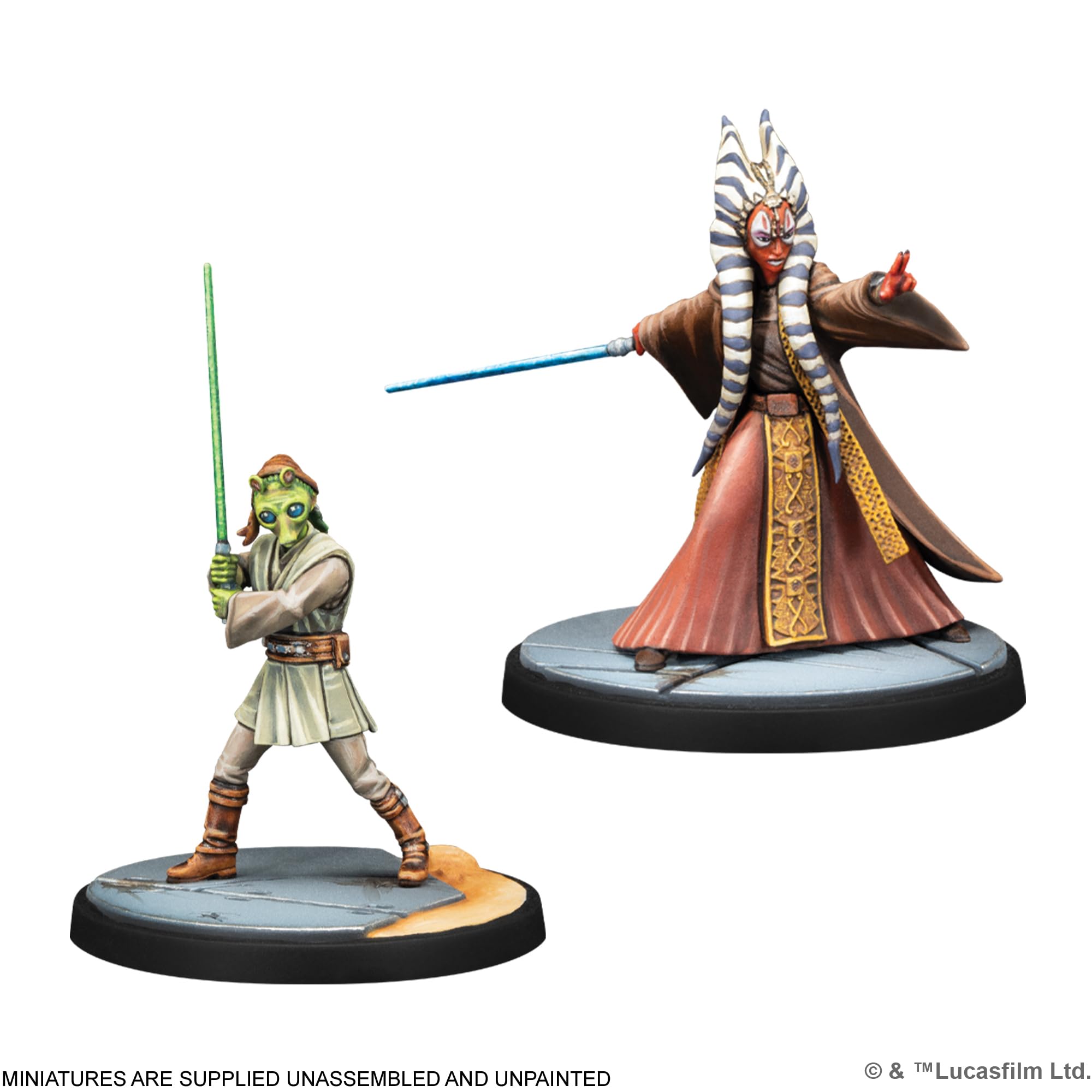 Asmodee Star Wars Shatterpoint Wisdom of the Council pack content showcases four miniatures