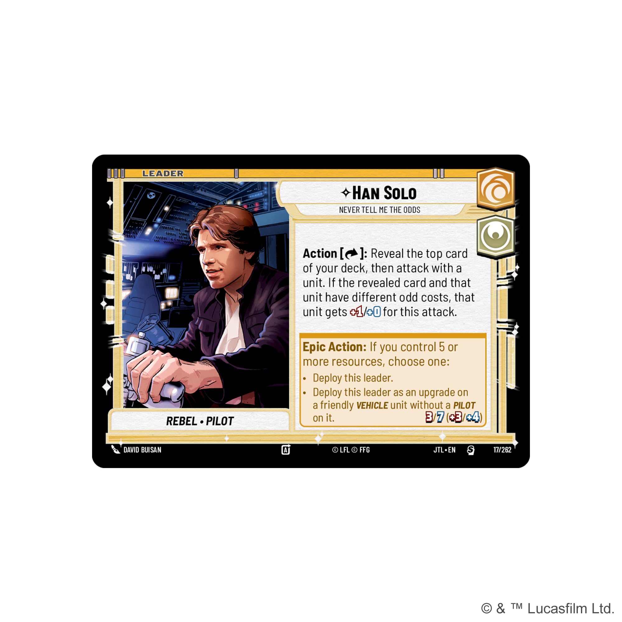 Asmodee Star Wars Unlimited ready-to-play deck enables immediate matches.