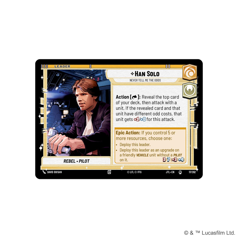 Asmodee Star Wars Unlimited ready-to-play deck enables immediate matches.