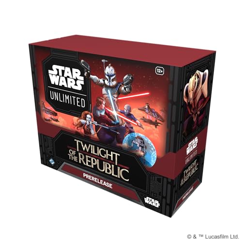 Asmodee Star Wars Unlimited Twilight booster packs fueling diverse Clone Wars gameplay.