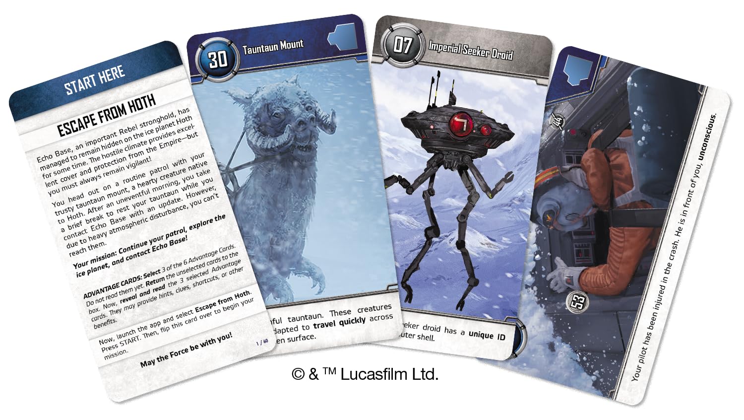 Asmodee Star Wars Unlock escape-room theme highlights Star Wars adventures.