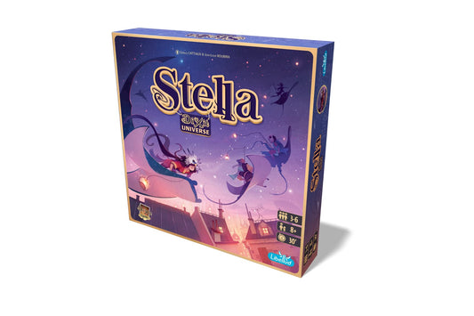 Asmodee Stella Dixit card art sparks imaginative storytelling for family game night.