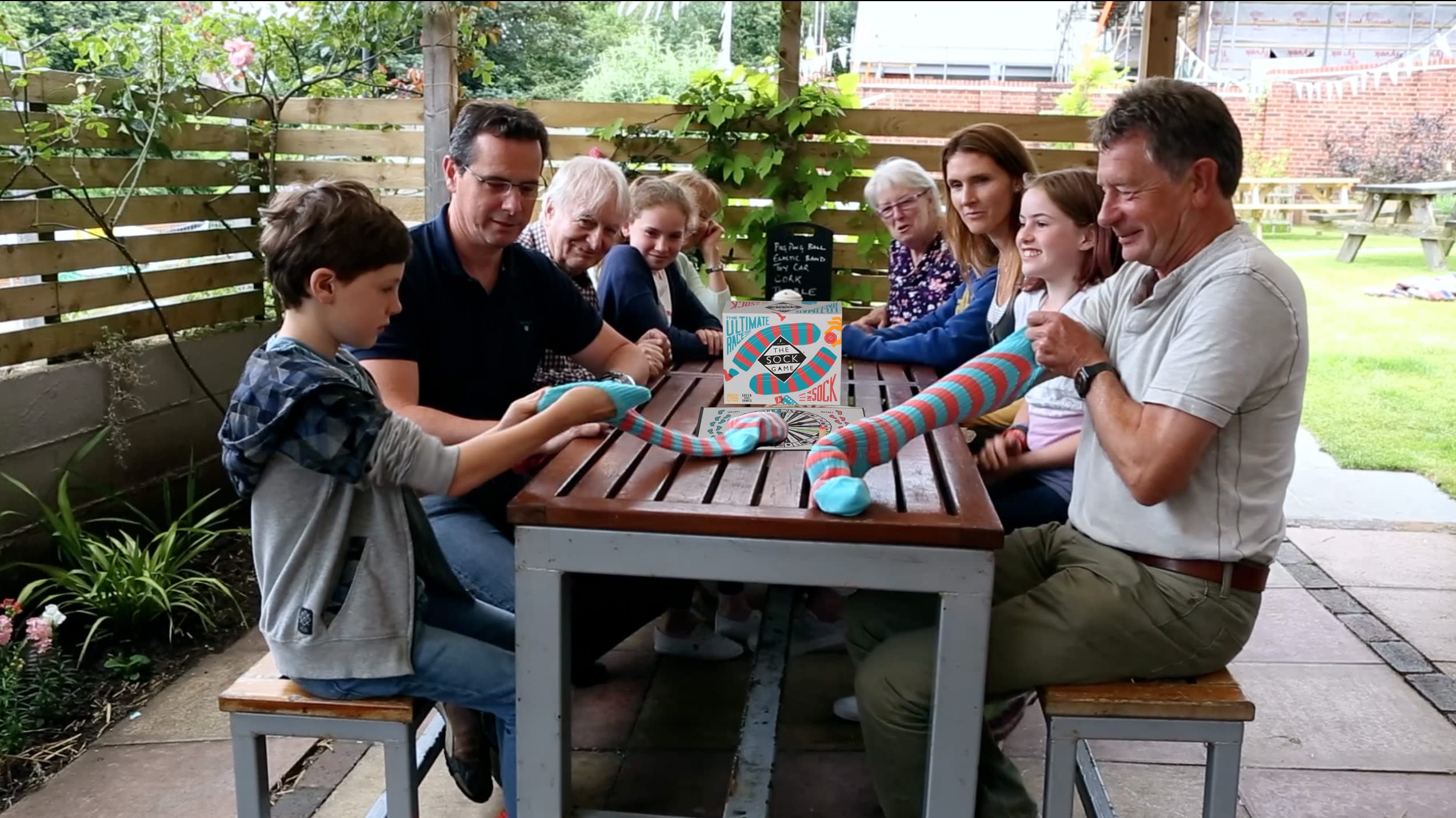 The Sock Game designed for ages 8+ and enjoyed by a wide range of players