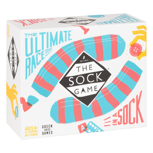 Asmodee The Sock Game packaging on shelf inviting quick family play