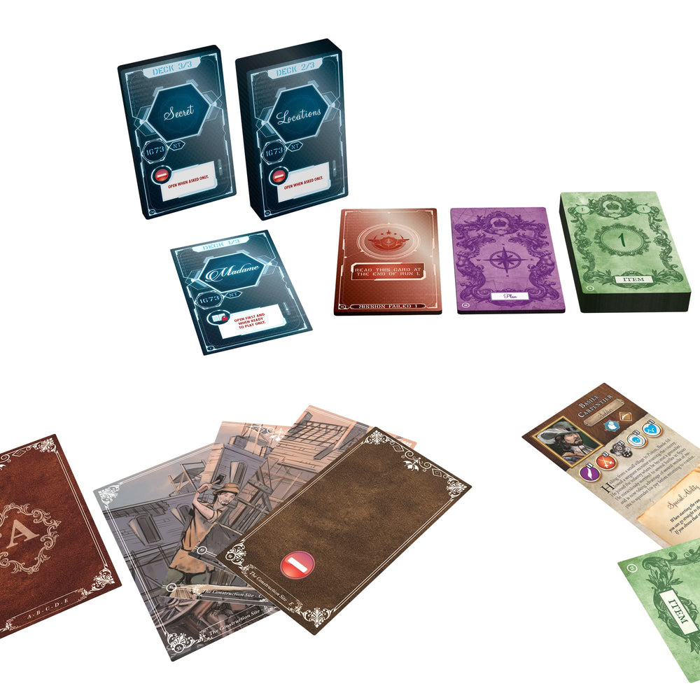 Asmodee TIME Stories Madame Expansion box art previews rich historical atmosphere